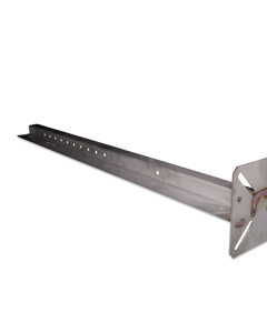 End profile 1000/35 SST w/bottom plate w/shackle lh